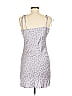 Zara 100% Viscose Silver Gray Cocktail Dress Size M - photo 2