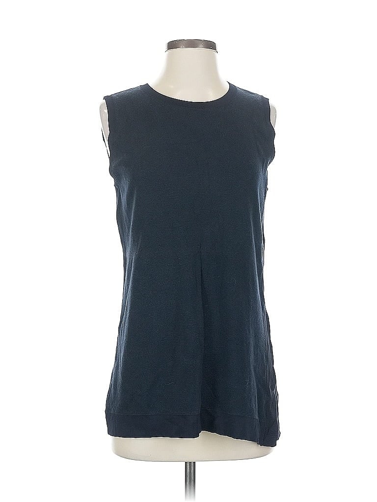 Pre-owned Worth New York Sleeveless Top Blue Boatneck Tops