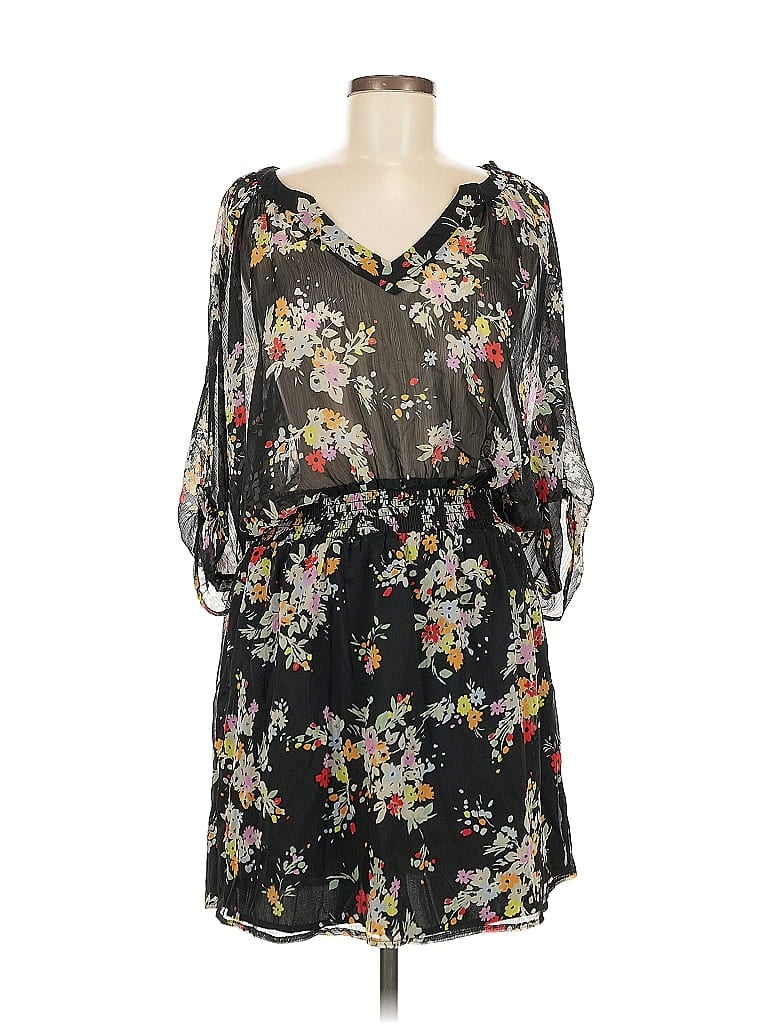 Pre-owned Express Casual Dress In Black