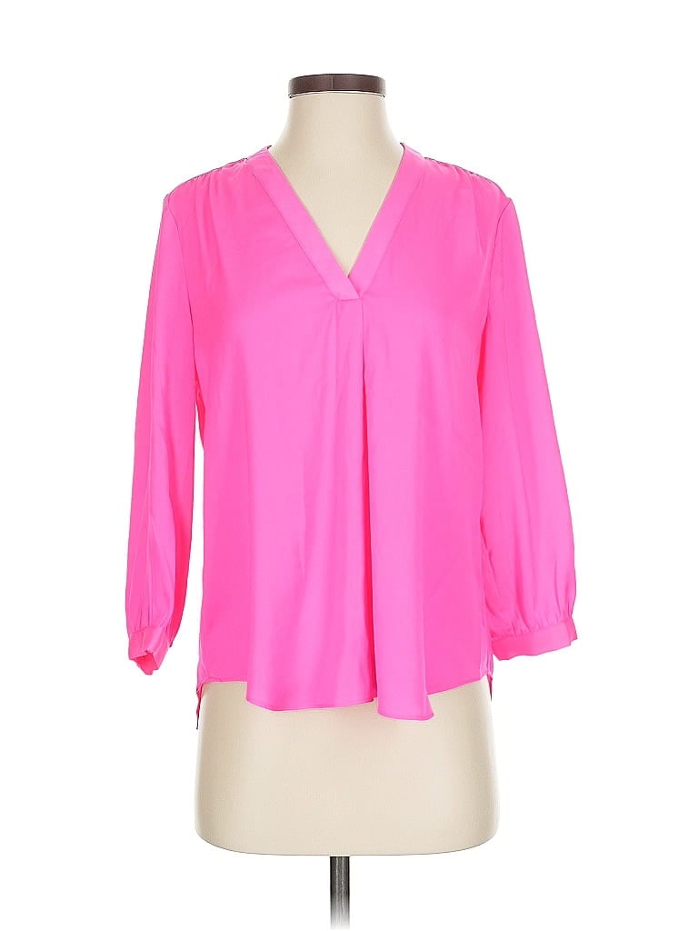 VINCE CAMUTO Pre-owned 3/4 Sleeve T-shirt In Pink