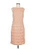 Magaschoni Tweed Ivory Pink Casual Dress Size 8 - photo 1