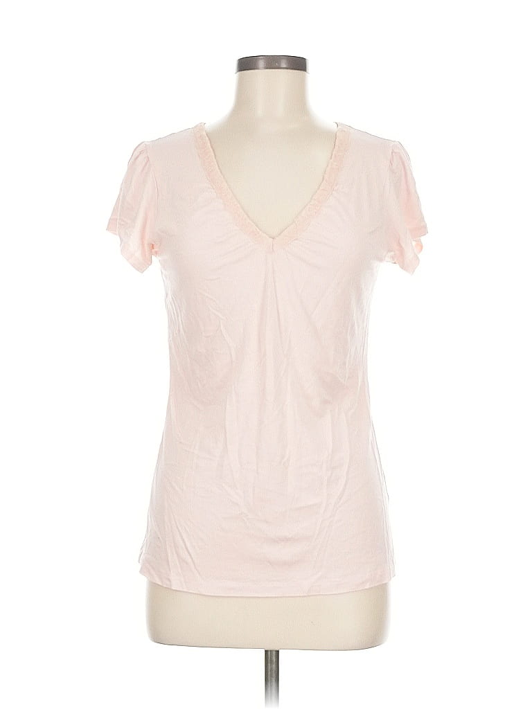 Pre-owned Banana Republic Short Sleeve T-shirt In Pink