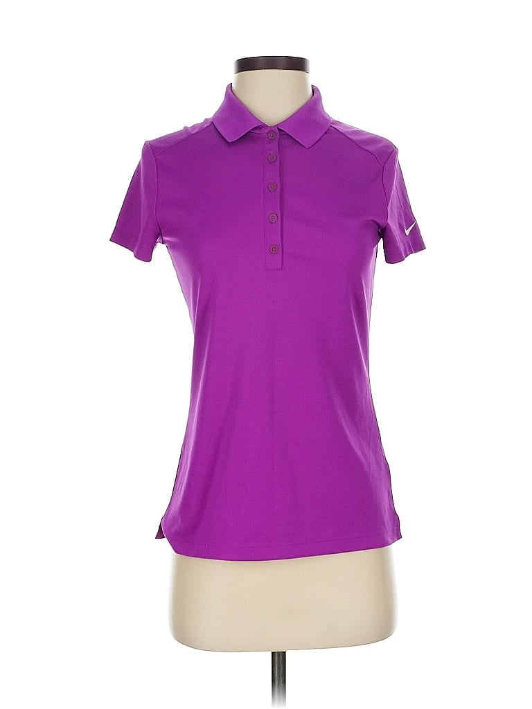 Click to view more detailed imagery on our partner's website Pre-owned Nike Short Sleeve Polo Shirt In Purple