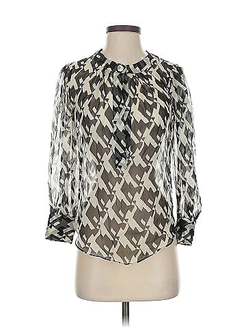 Diane von Furstenberg 3/4 Sleeve Silk Top (view 1)