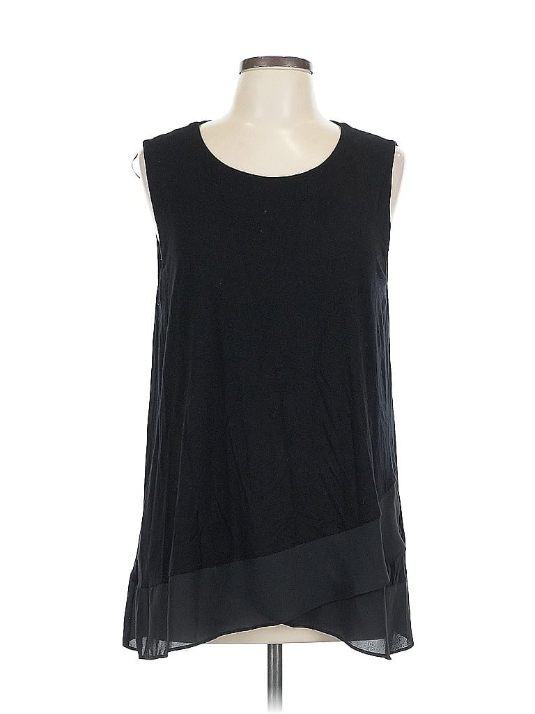 Pre-owned Vince Camuto Sleeveless Blouse In Black