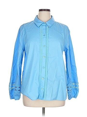Isaac Mizrahi LIVE! Long Sleeve Button-Down Shirt (view 1)