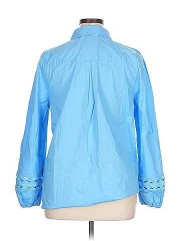 Isaac Mizrahi LIVE! Long Sleeve Button-Down Shirt (view 2)