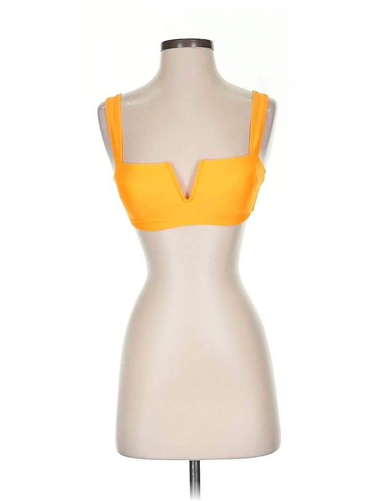 Pre-owned Aerie Sports Bra In Yellow