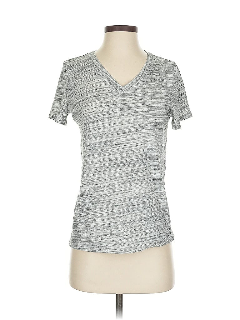 Pre-owned Victoria's Secret Pink Active T-shirt In Gray
