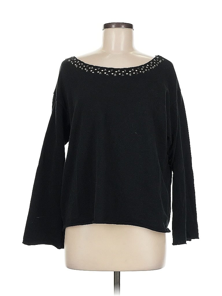 Pre-owned Max Jeans Pullover Sweater In Black