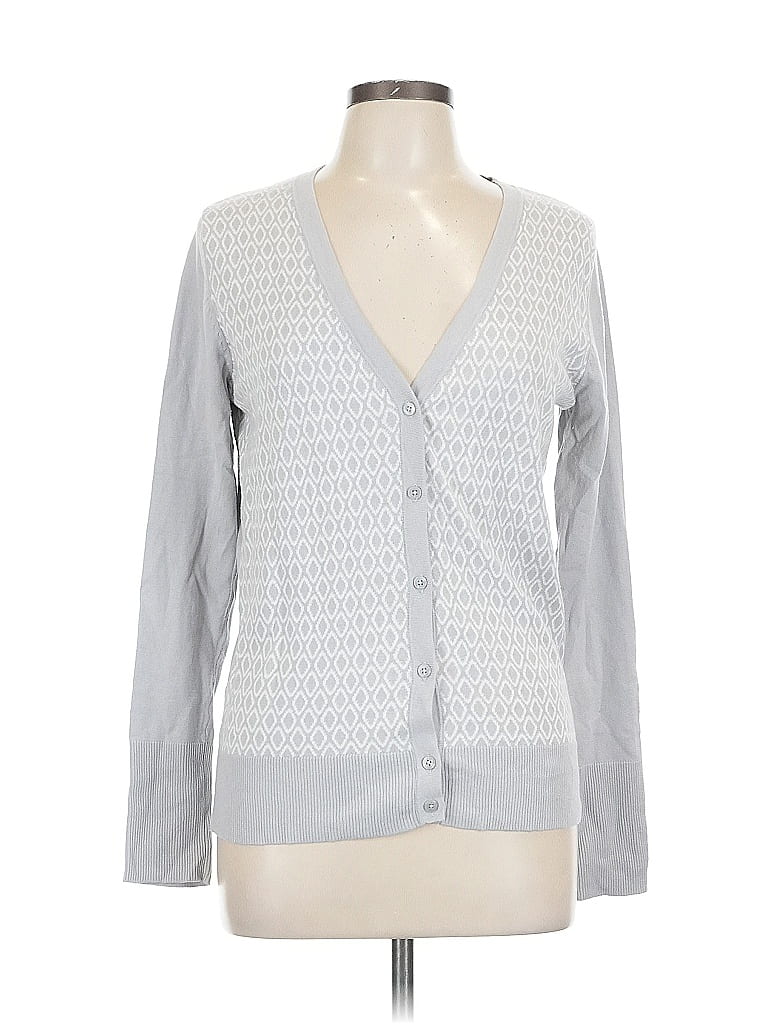 Pre-owned Merona Cardigan Sweater In Gray