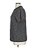 Eighty Eight 100% Cotton Tweed Gray Black Short Sleeve Turtleneck Size XL - photo 5