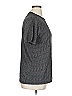 Eighty Eight 100% Cotton Tweed Gray Black Short Sleeve Turtleneck Size XL - photo 4