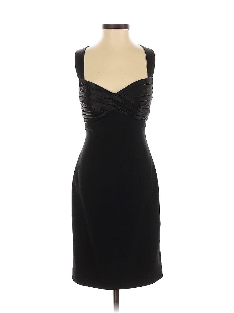Pre-owned Vicky Tiel Cocktail Dress In Black