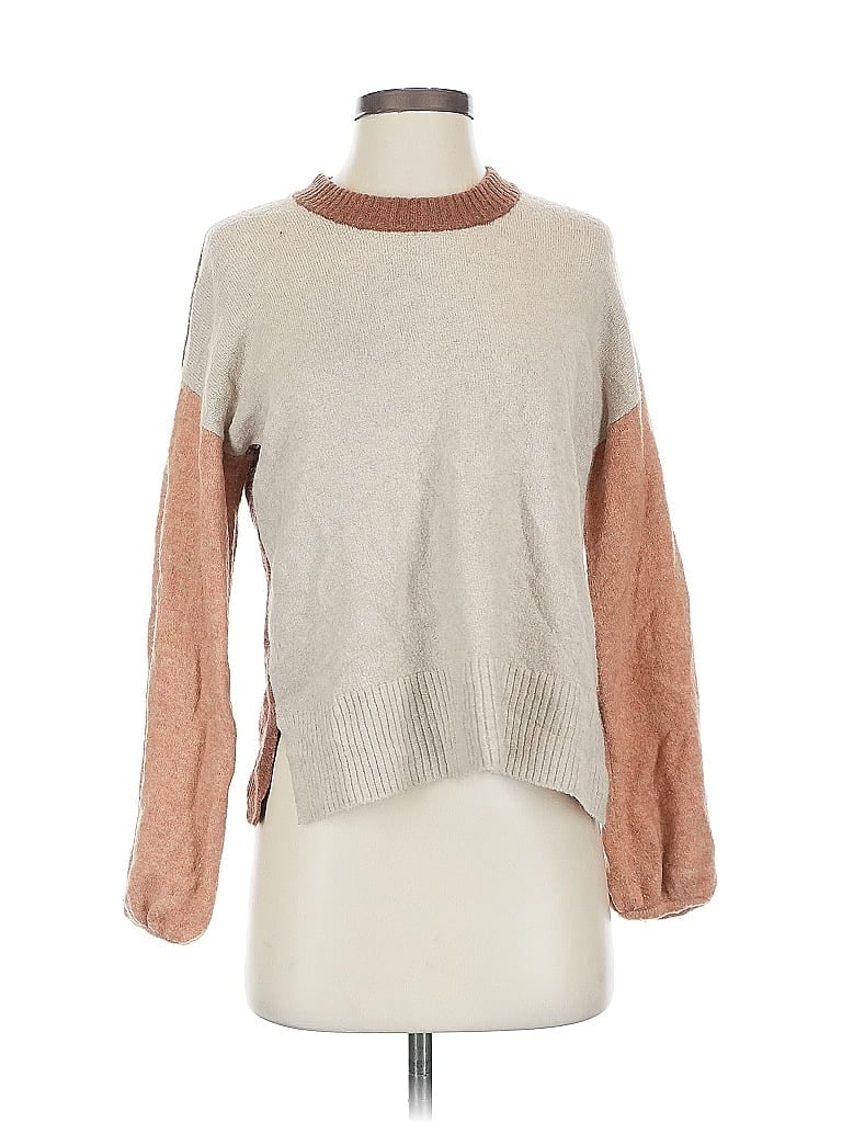 Pre-owned Madewell Pullover Sweater In Brown