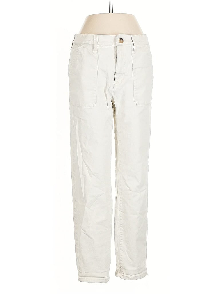 Pre-owned J.crew Factory Store Casual Pants In White