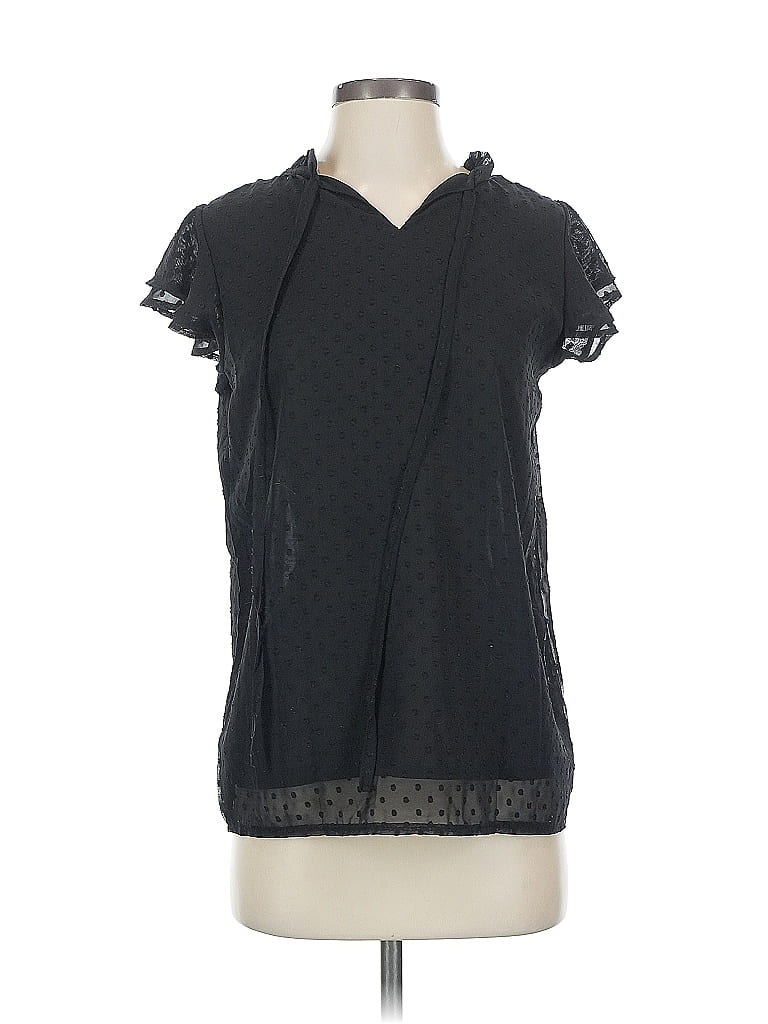 Click to view more detailed imagery on our partner's website Pre-owned Unbranded Short Sleeve Blouse In Black