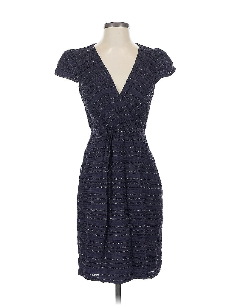 Pre-owned An Original Milly Of New York Casual Dress In Blue