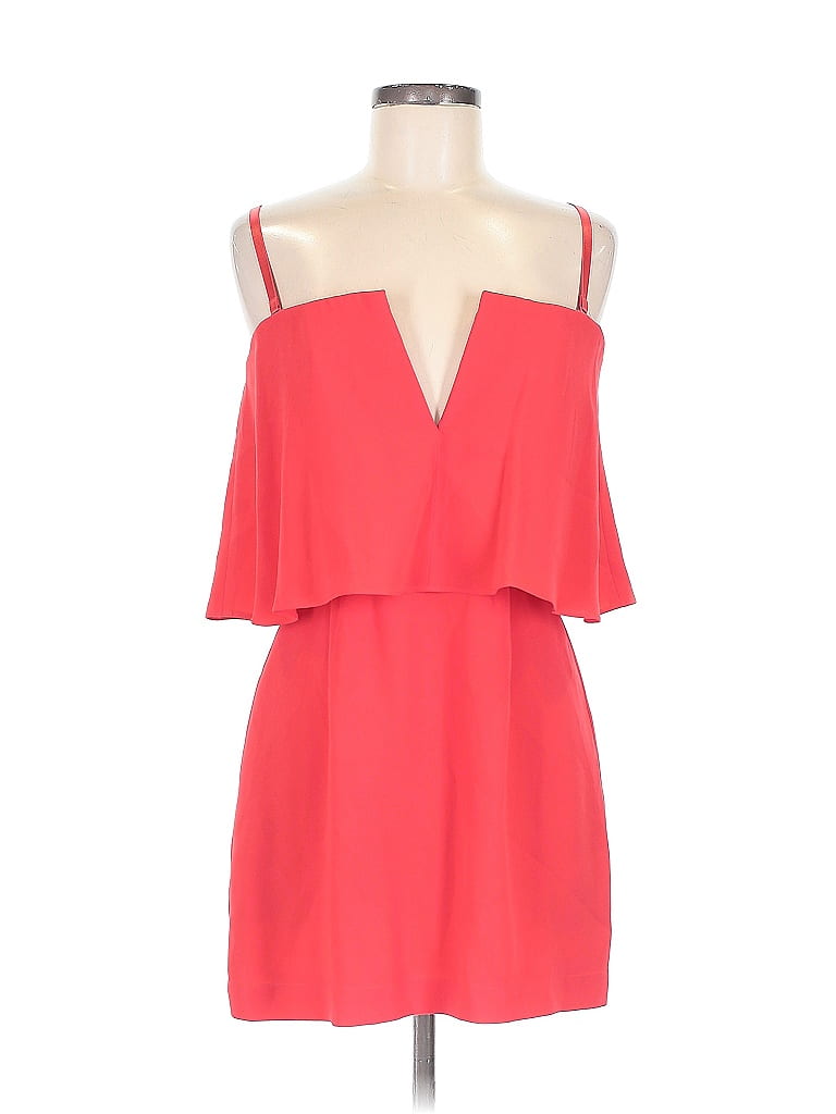 Pre-owned Bcbgmaxazria Cocktail Dress In Red