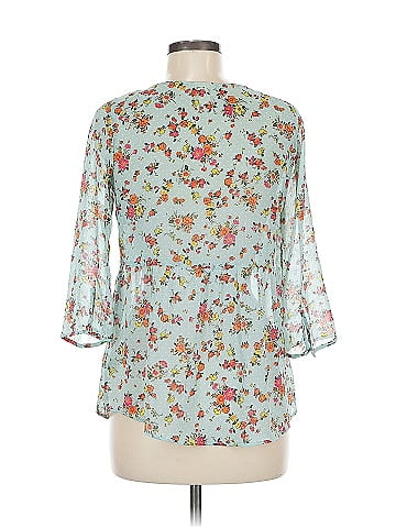 Mossimo Supply Co. 3/4 Sleeve Blouse (view 2)