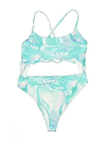 Aqua Two Piece Swimsuit (view 1)