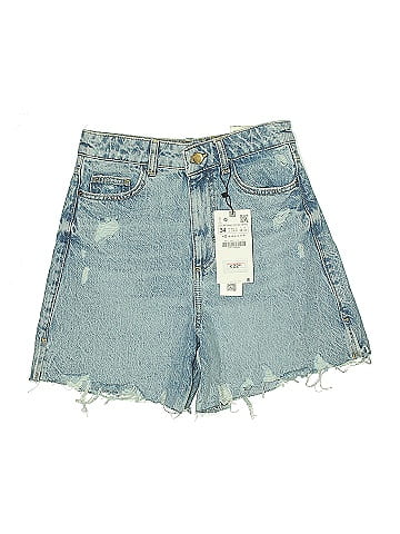 Zara Denim Shorts (view 1)