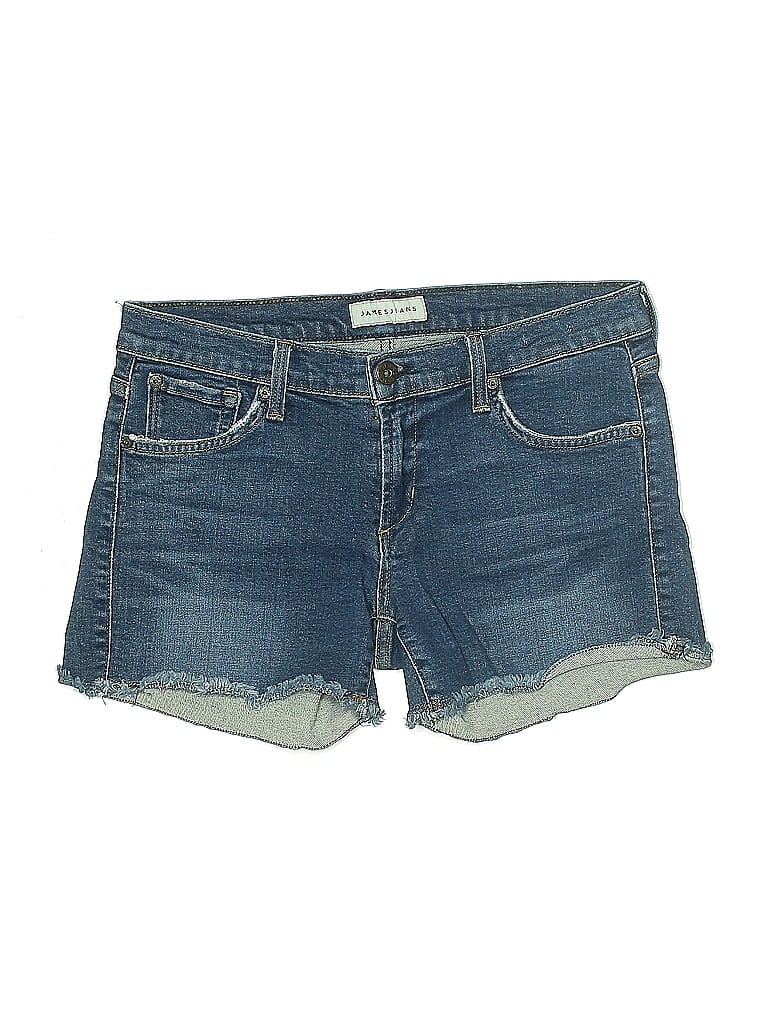 Click to view more detailed imagery on our partner's website Pre-owned James Jeans Denim Shorts In Blue
