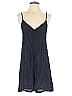 LACAUSA 100% Rayon Solid Blue Romper Size XS - photo 1
