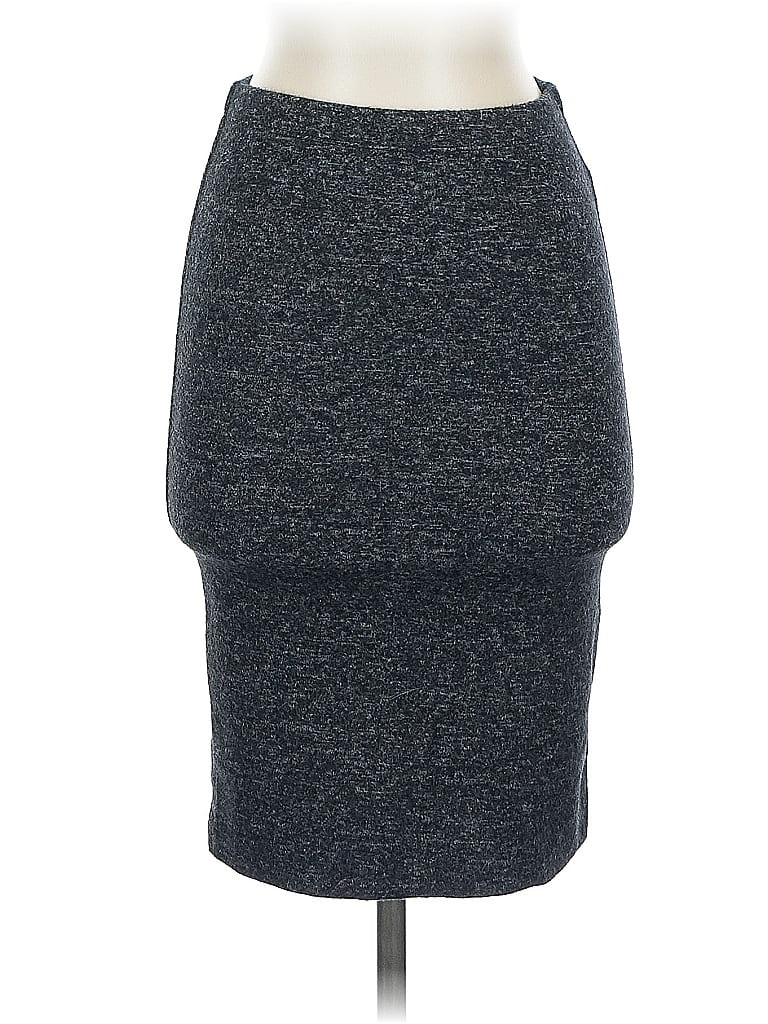 Pre-owned Express Casual Skirt In Gray