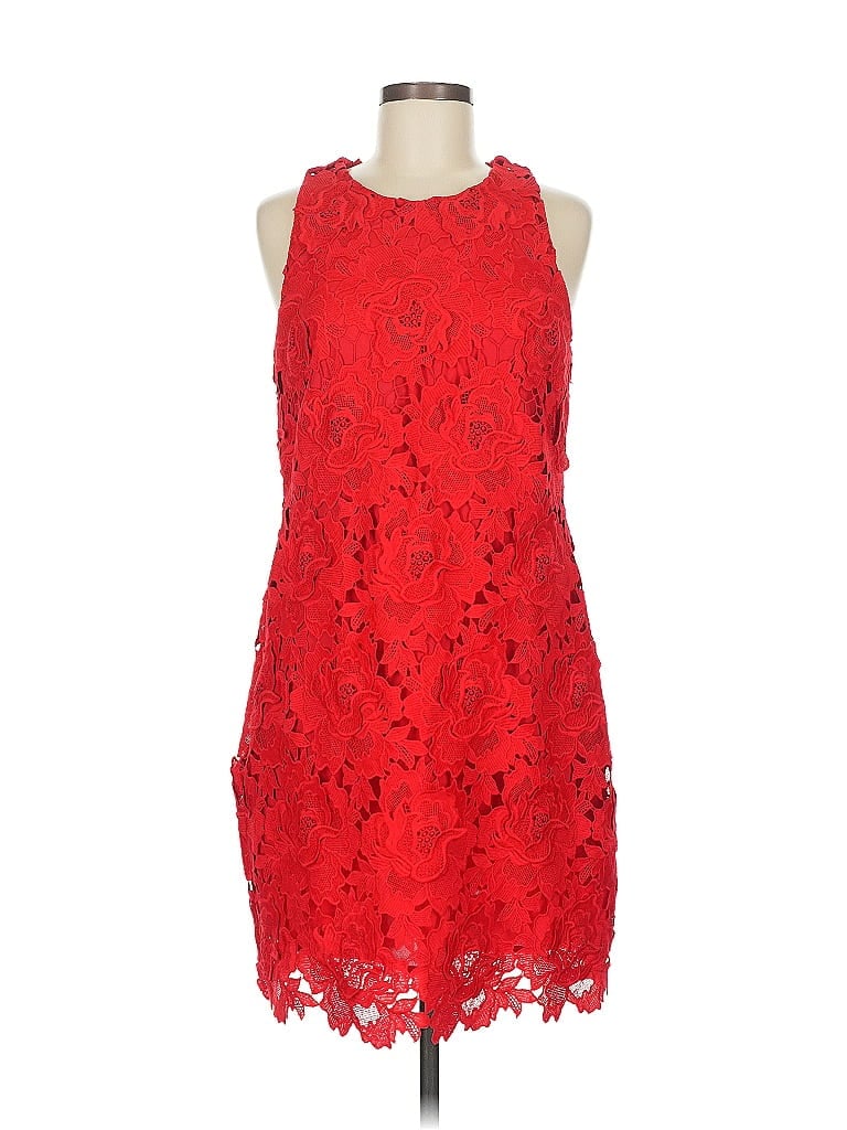 Pre-owned J.crew Collection Cocktail Dress In Red