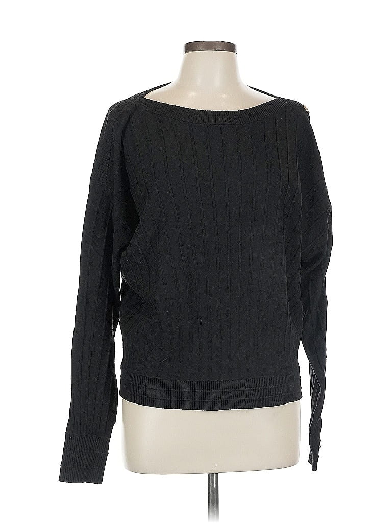 Pre-owned Nine West Pullover Sweater In Black