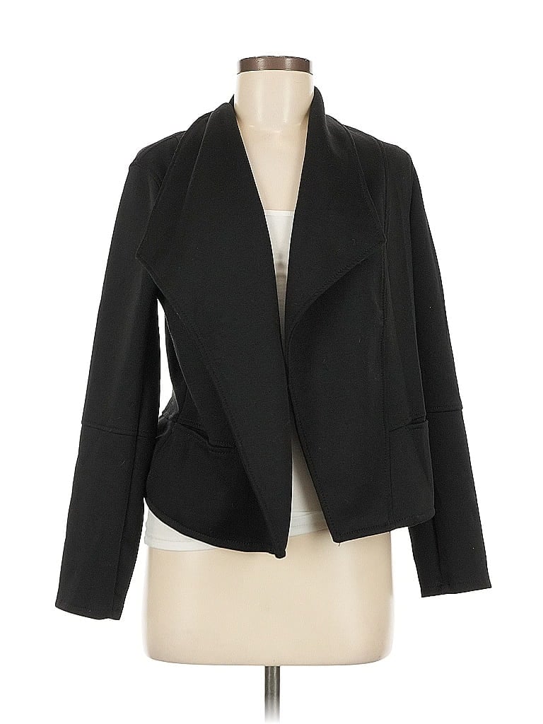 Pre-owned Max Studio Blazer Jacket In Black
