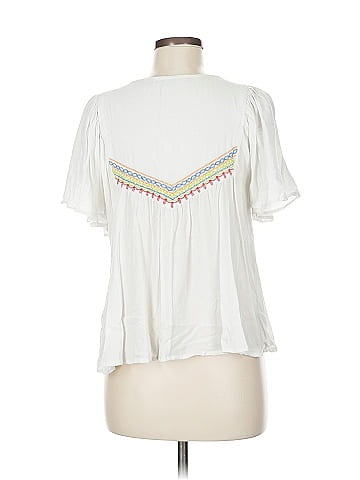 Alice Blue Short Sleeve Blouse (view 2)