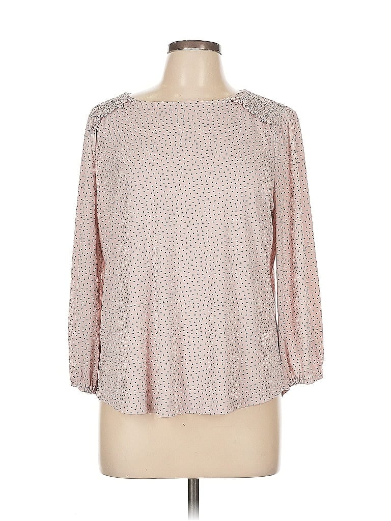 Pre-owned Adrianna Papell 3/4 Sleeve Blouse In Pink