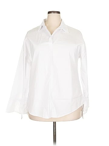 Misslook Long Sleeve Button-Down Shirt (view 1)