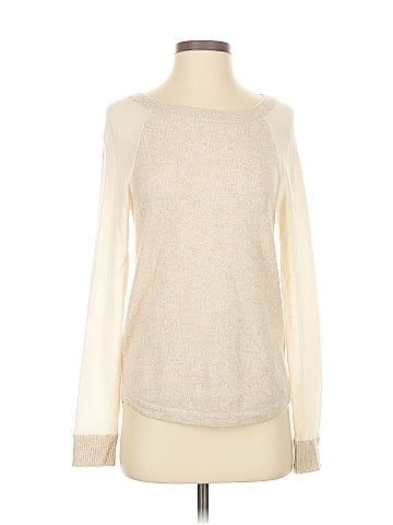 Aqua Cashmere Pullover Sweater (view 1)