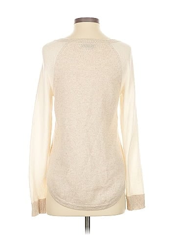 Aqua Cashmere Pullover Sweater (view 2)