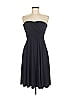 Ann Taylor Solid Black Cocktail Dress Size 6 - photo 1