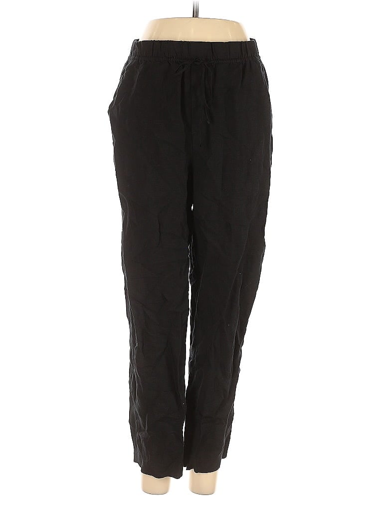 Pre-owned H&m Casual Pants In Black