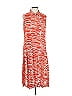 CAbi 100% Polyester Animal Print Orange Red Casual Dress Size L - photo 1