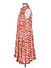 CAbi 100% Polyester Animal Print Orange Red Casual Dress Size L - photo 5