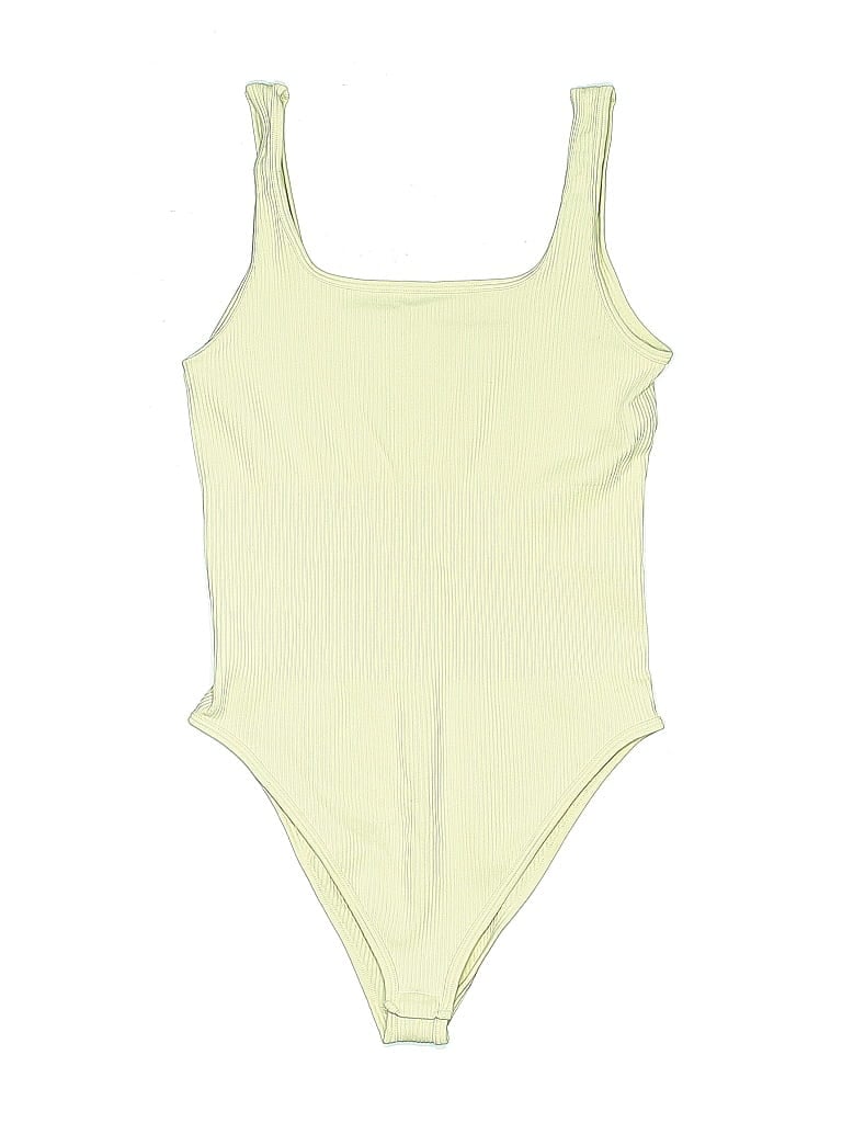 Pre-owned Oqq Bodysuit In Yellow