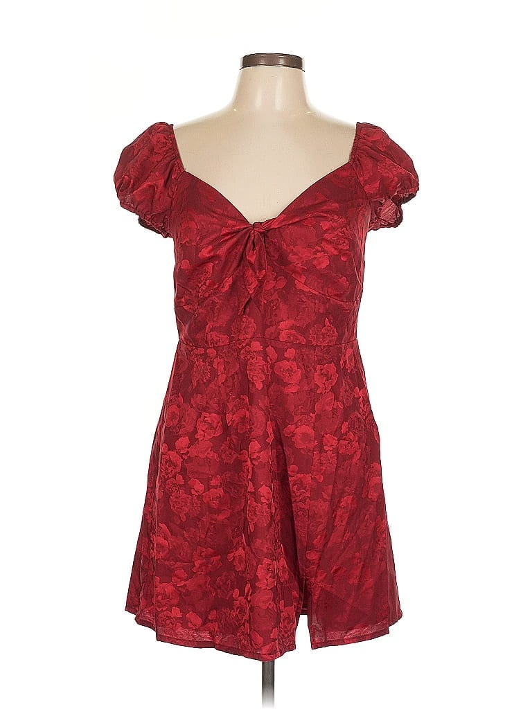 Pre-owned Blue Rain Cocktail Dress In Burgundy