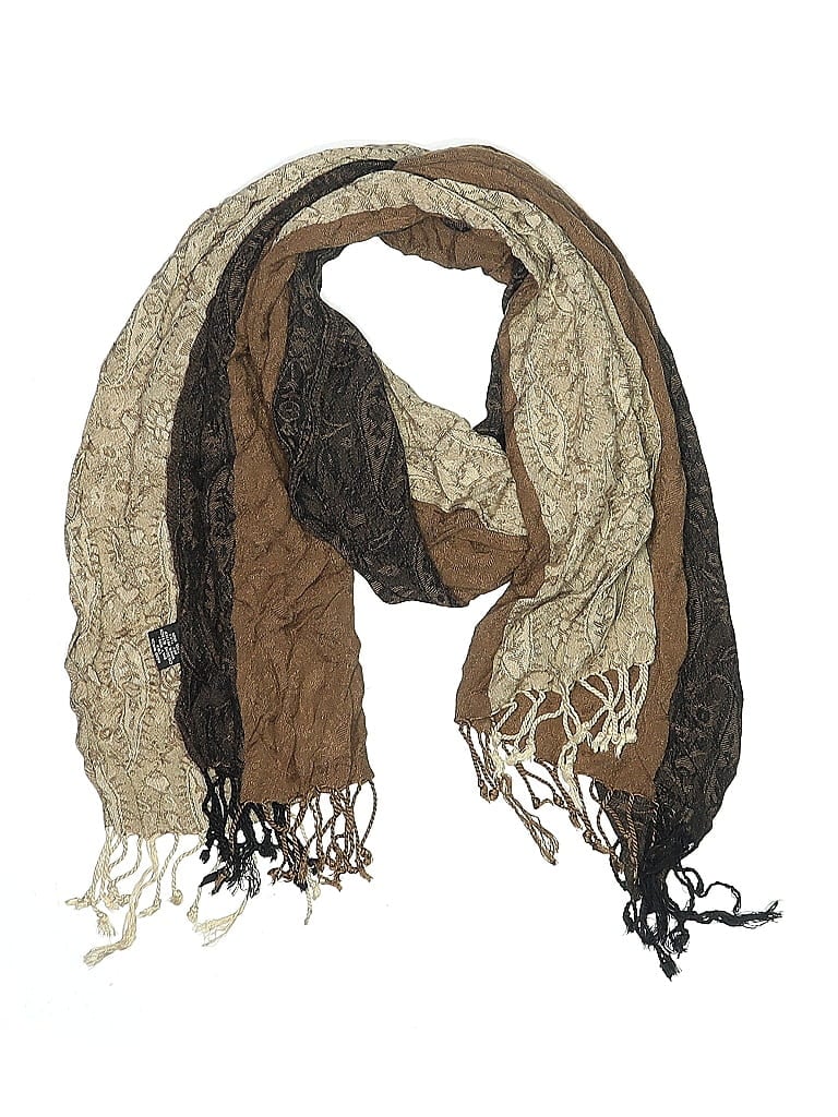Click to view more detailed imagery on our partner's website Pre-owned Unbranded Scarf In Brown