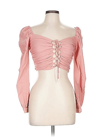 Blue Blush Long Sleeve Blouse (view 1)