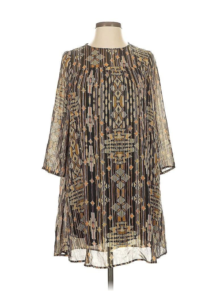 H&M Pre-owned Casual Dress In Gold