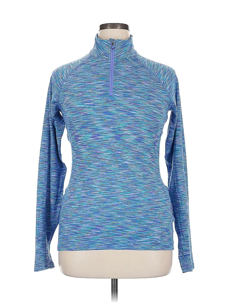 Pre-owned Roxy Long Sleeve T-shirt In Blue