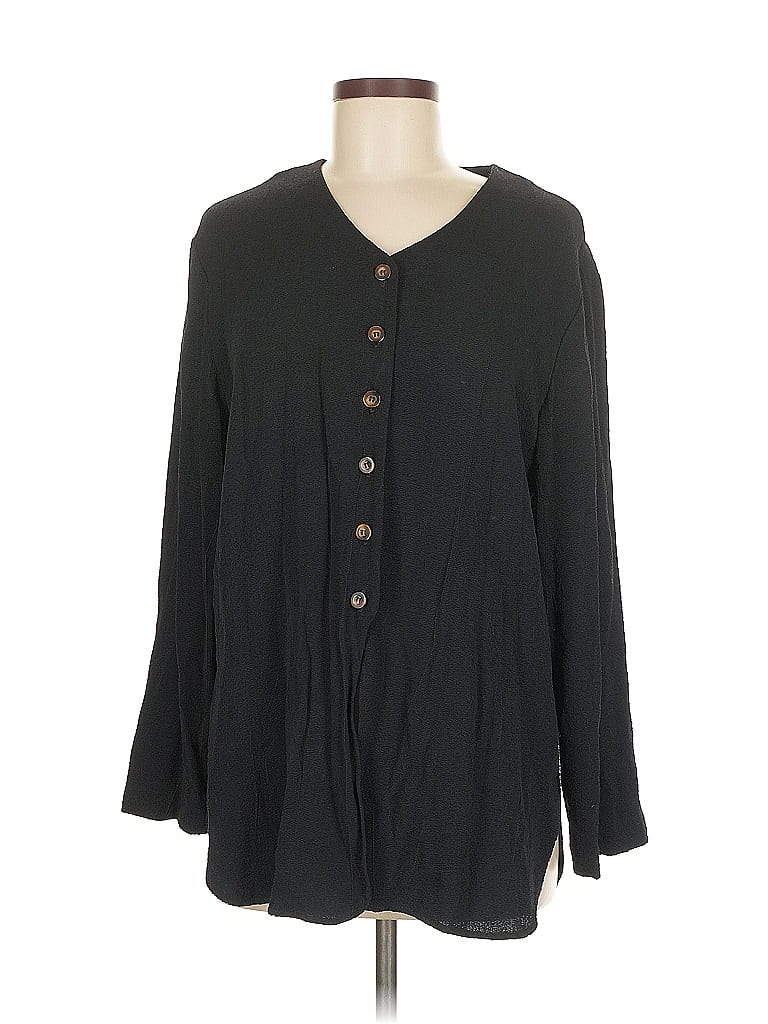 ASSORTED BRANDS Pre-owned Long Sleeve Blouse In Black