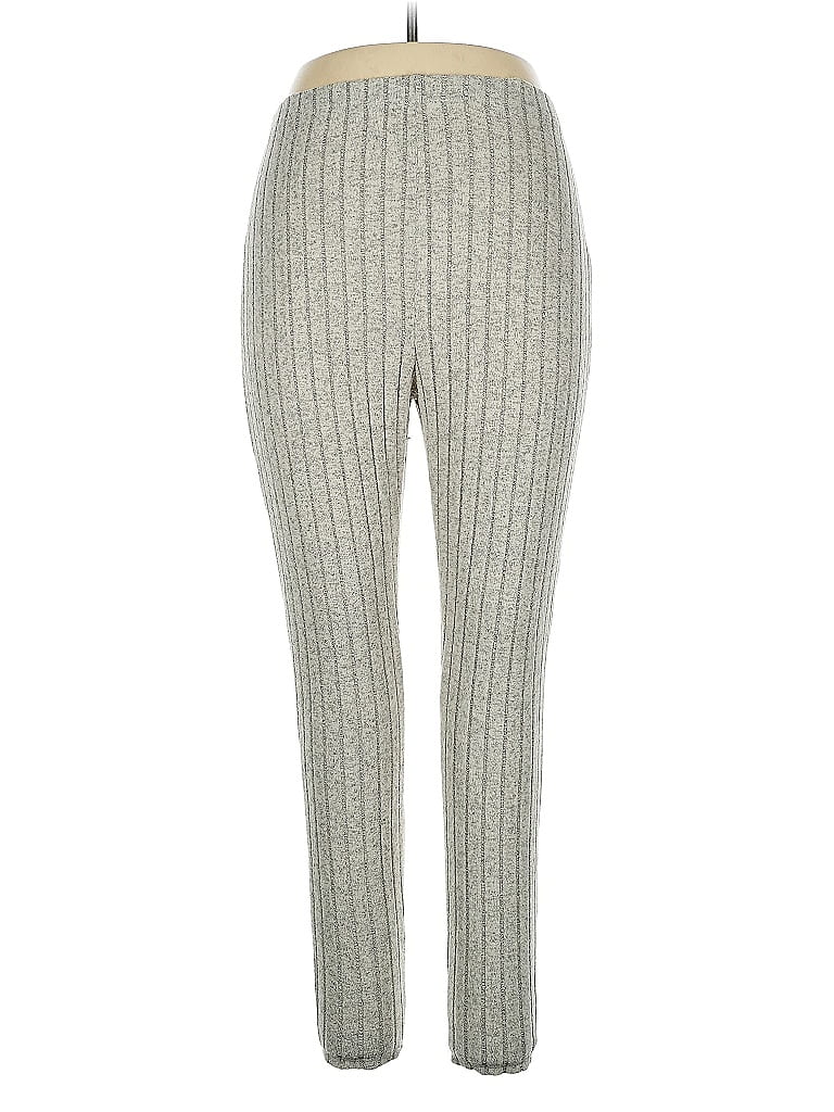 SHEIN CURVE Pre-owned Casual Pants In Gray