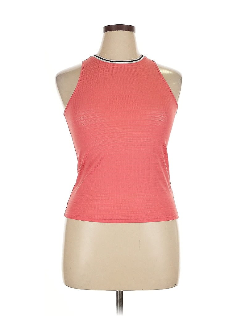 Pre-owned Ideology Tank Top Orange Halter Neckline Tops